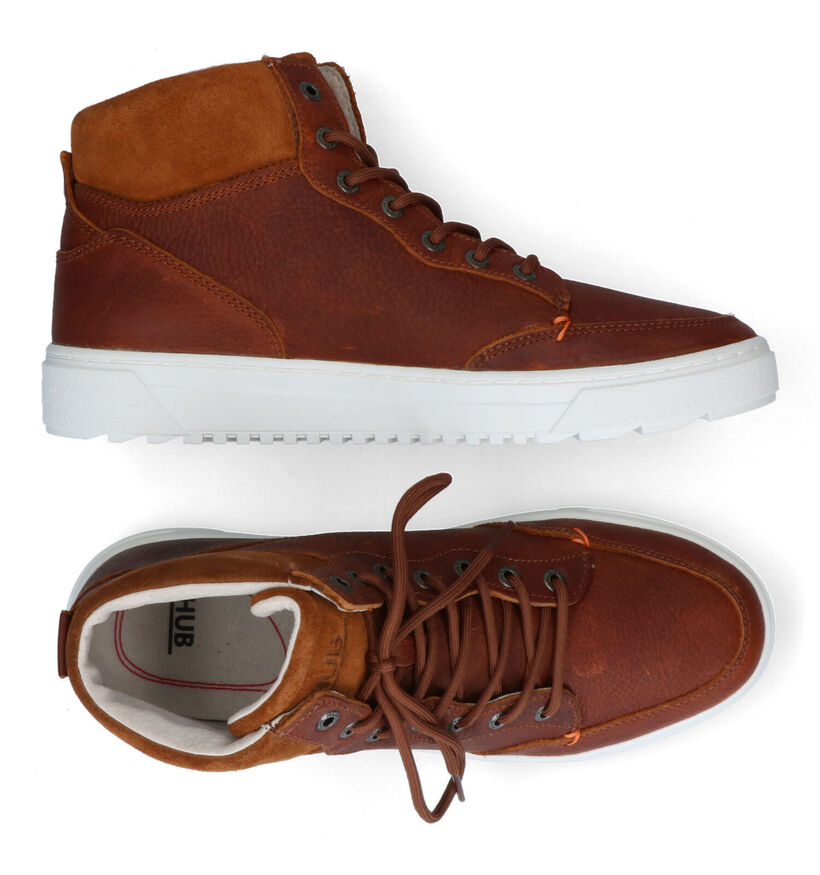 Hub Dundee Grijze Hoge Schoenen voor heren (314730) - geschikt voor steunzolen