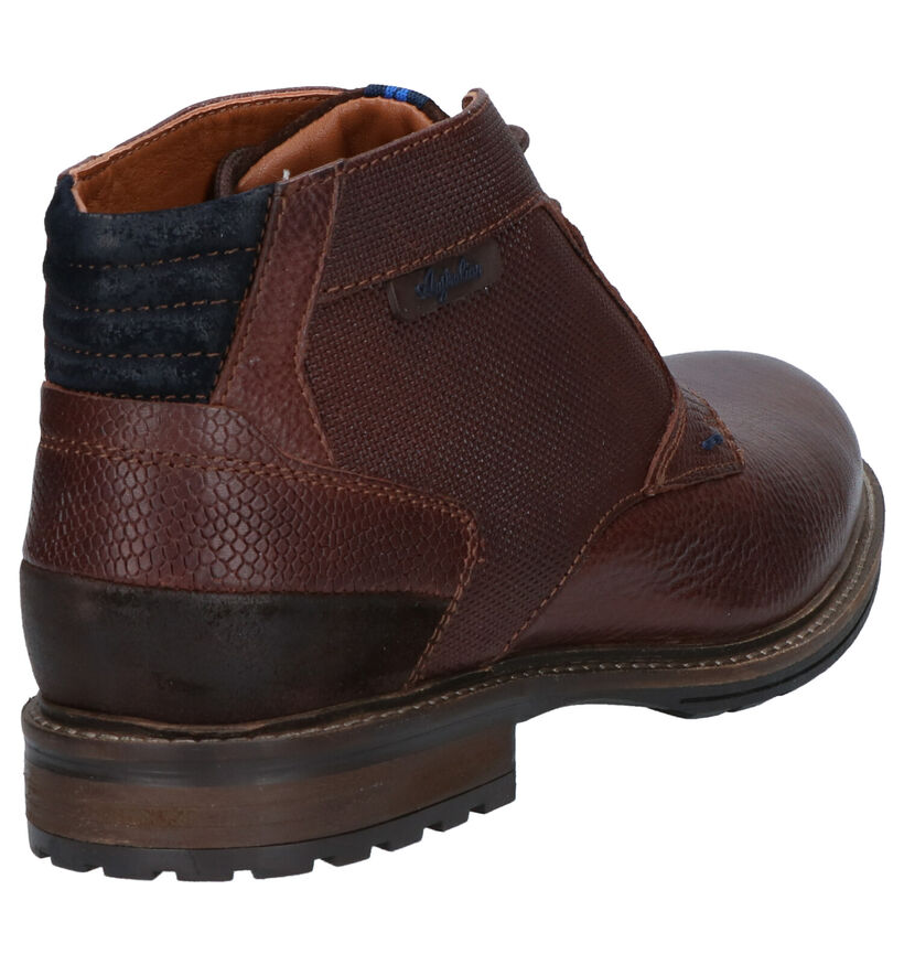 Australian Clearwater Bruine Hoge Schoenen in leer (256200)