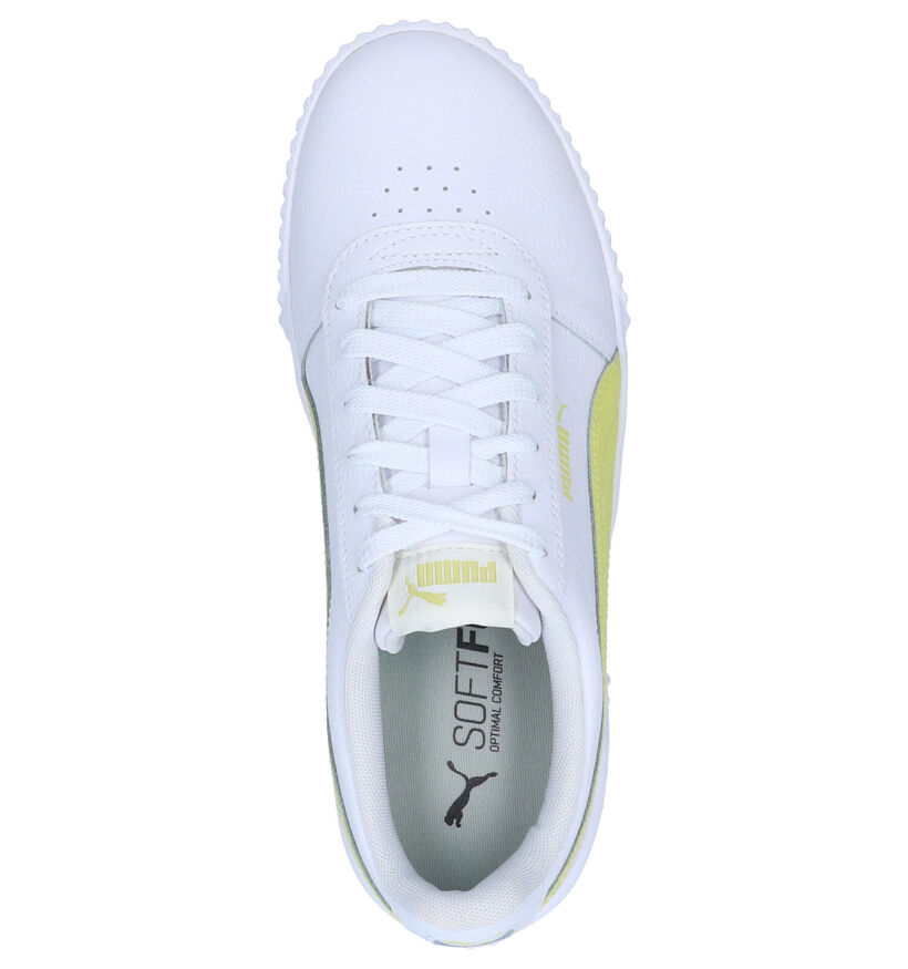 Puma Carina Witte Sneakers in kunstleer (276773)