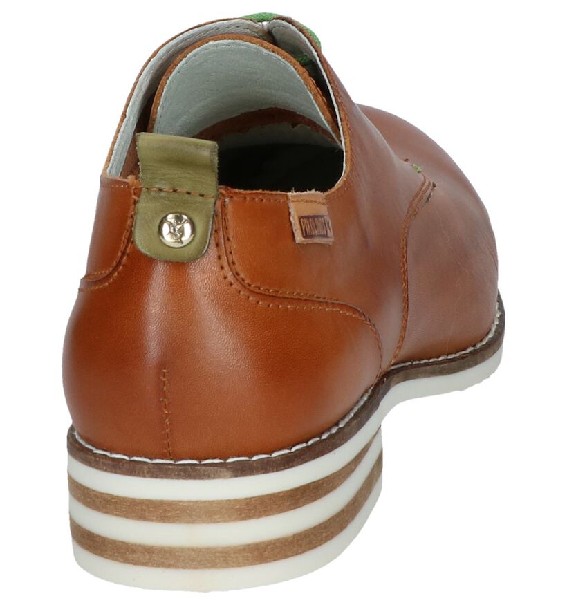 Cognac Veterschoenen Pikolinos Royal in leer (247256)