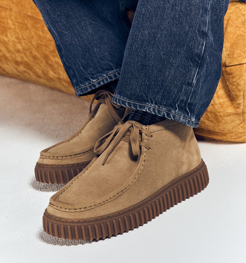 Clarks Torhill Lo Chaussures à lacets en Beige pour hommes (346655) - pour semelles orthopédiques