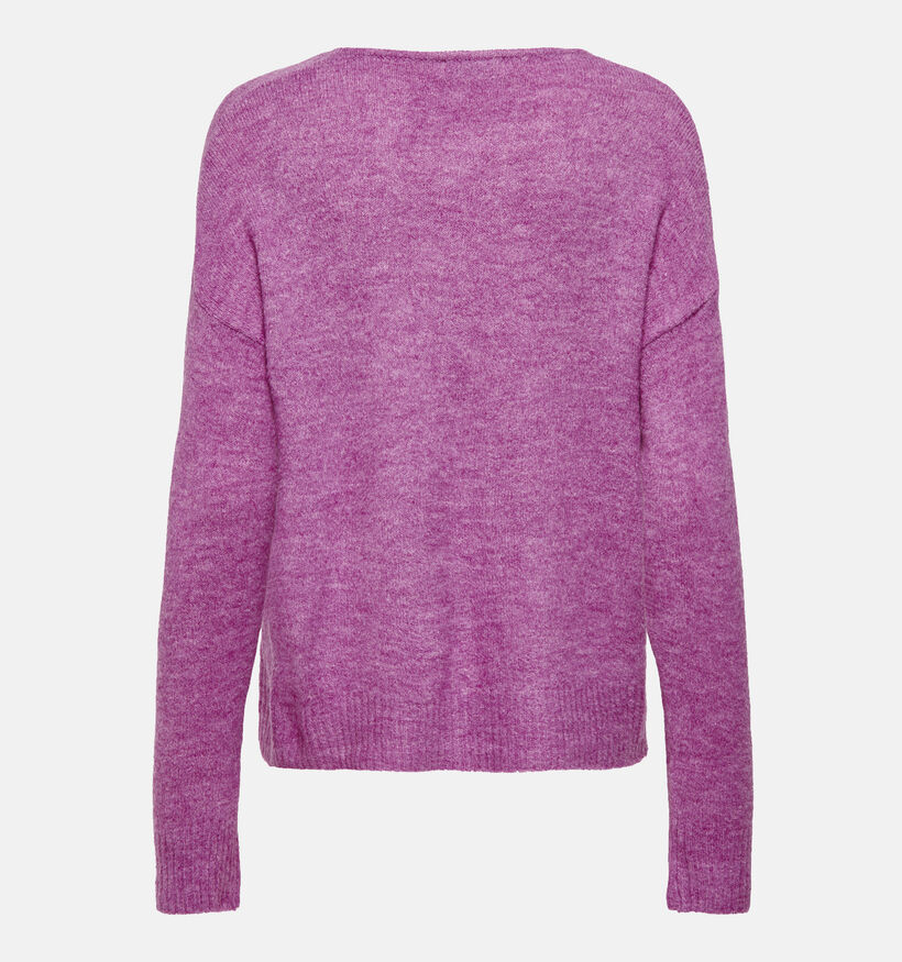 JDY Elanora Paarse Trui met V-hals voor dames (344159)