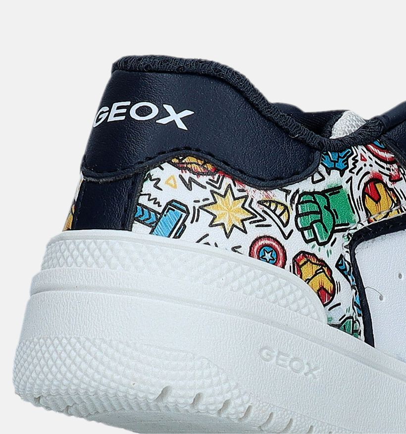 Geox Washiba Marvel Chaussures à Lacets en Blanc pour garçons (339674)