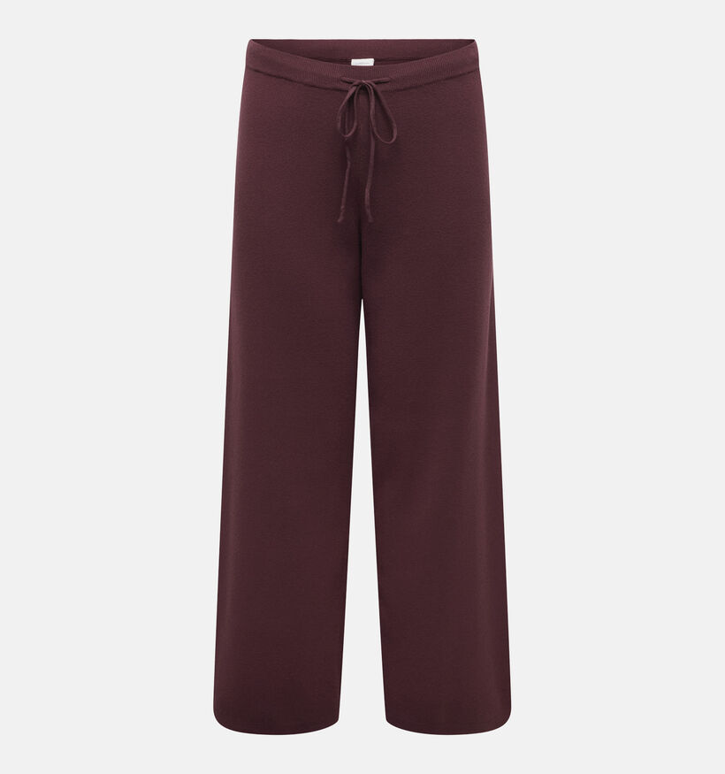 ONLY Carmakoma Siteri Pantalon classique en Bordeaux pour femmes (378386)