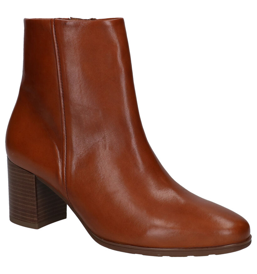 Gabor Cognac Enkellaarzen in leer (282332)