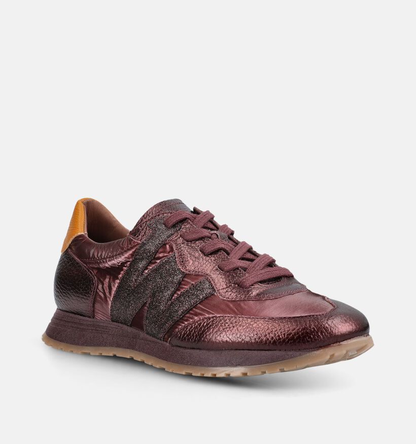 Wonders Bordeaux Sneakers voor dames (381446) - geschikt voor steunzolen