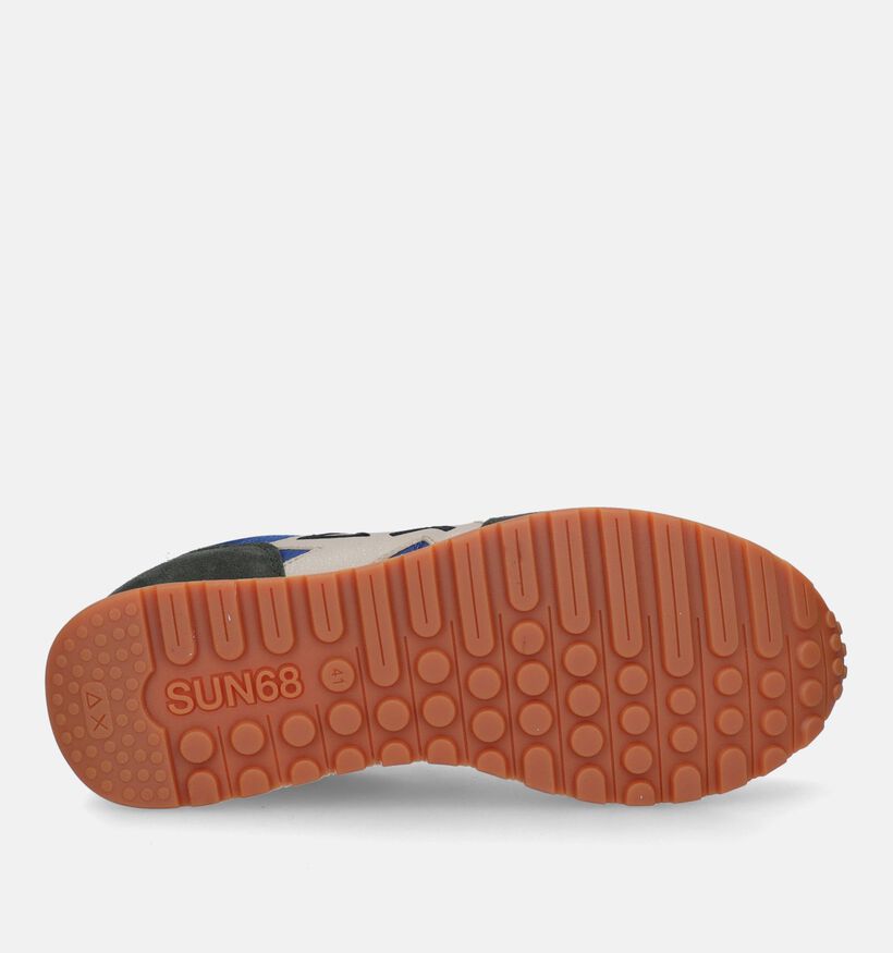 Sun 68 Baskets basses en Cognac pour hommes (329901) - pour semelles orthopédiques