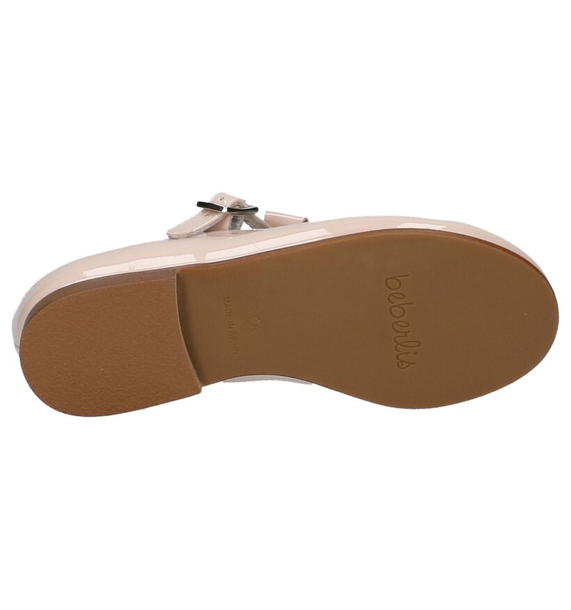 Beberlis Ballerines en Nude en cuir (215981)