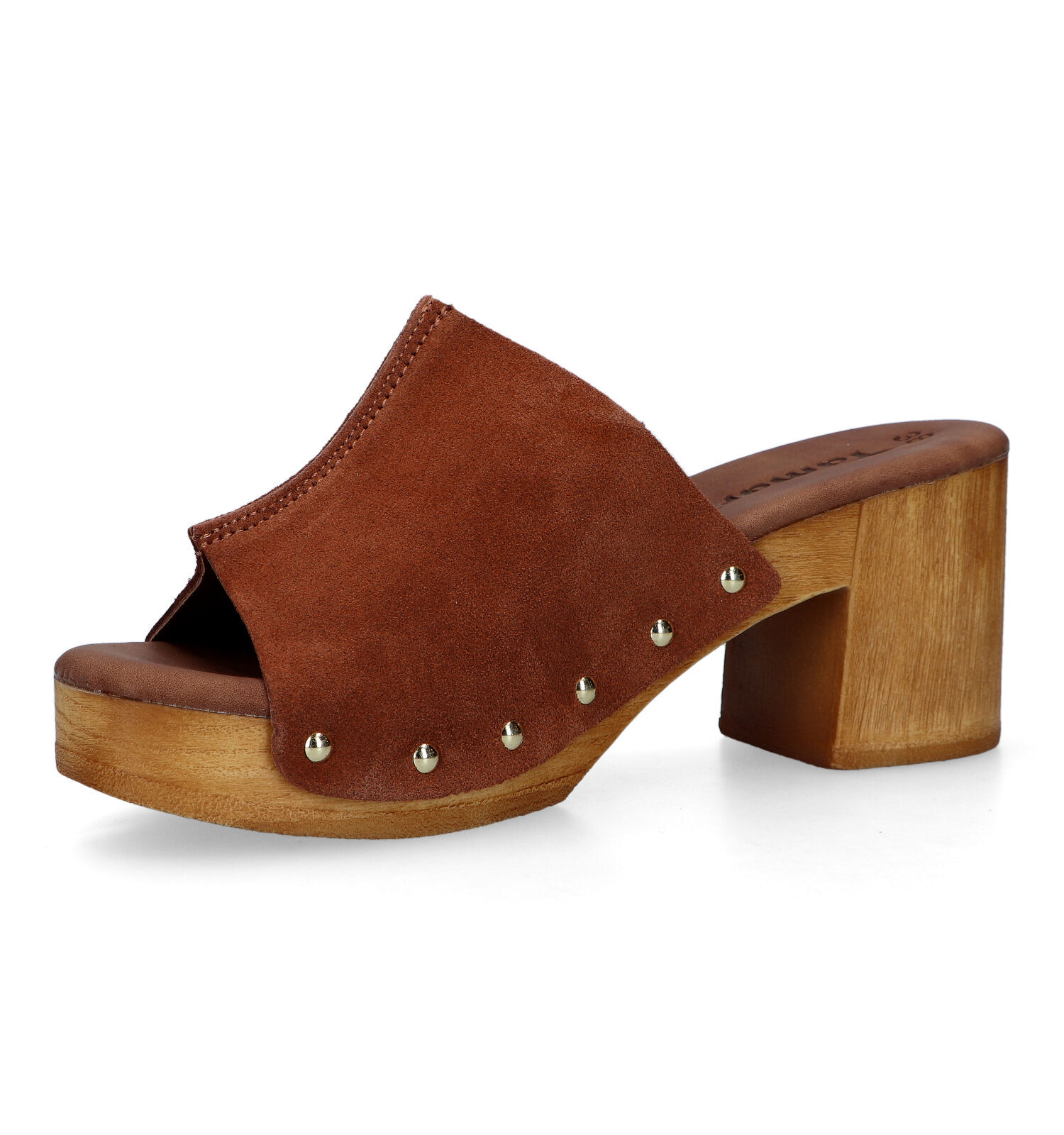 Tamaris Cognac Muiltjes Dames Slippers Online op TORFS.BE