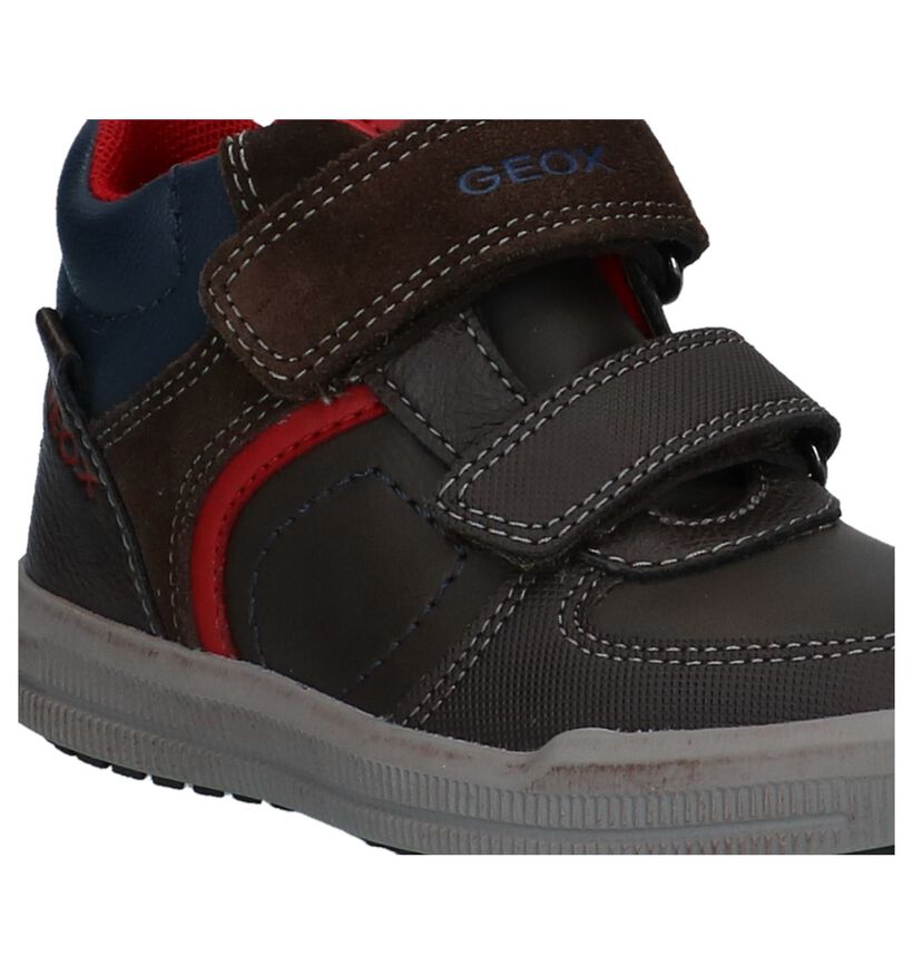 Geox Chaussures hautes en Brun foncé en simili cuir (223169)