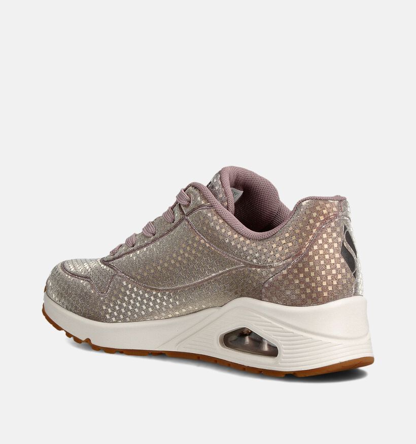 Skechers Uno Disco Baskets sportives en Or pour femmes (361033)