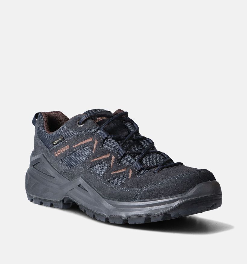 LOWA Sirkos EVO GTX Low Blauwe Wandelschoenen voor heren (355735) - geschikt voor steunzolen