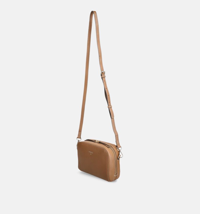 Crinkles Bruine Crossbodytas voor dames (381714)