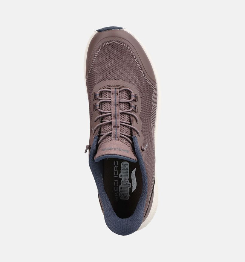 Skechers Arch Fit Bruine Sneakers voor dames (377981) - geschikt voor steunzolen