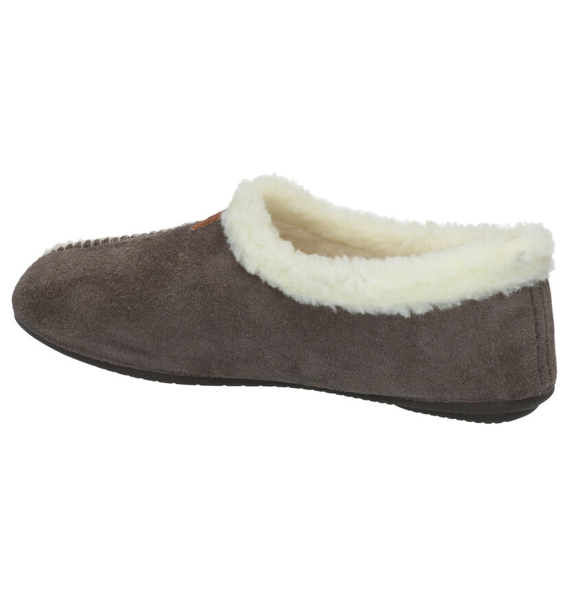 Hampton Bays Grijze Pantoffels in stof (299865)