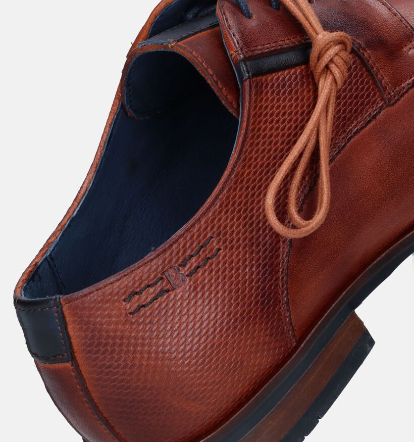 Berkelmans Sameiro Chaussures habillées en Cognac pour hommes (342913) - pour semelles orthopédiques