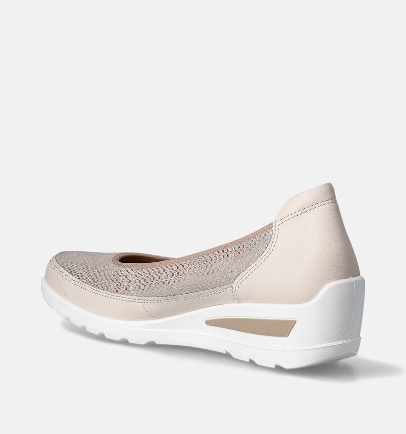 Ara Zürich High Soft Chaussures à enfiler en Beige pour femmes (355205) - pour semelles orthopédiques