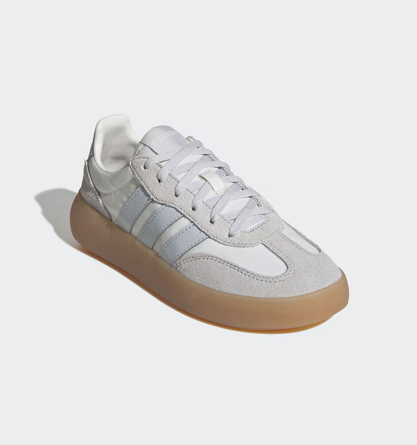 adidas Barreda Baskets basses en Blanc pour garçons, filles (359612) - pour semelles orthopédiques