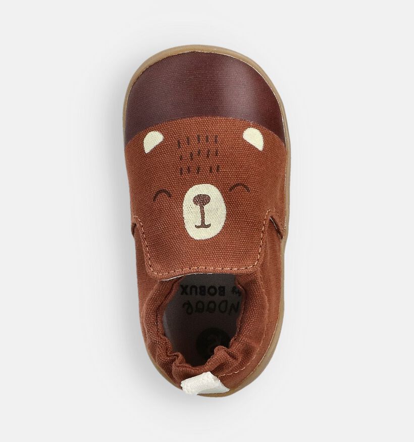 Bobux Cosy Bear Chaussons pour bébé en Cognac pour filles, garçons (362157)