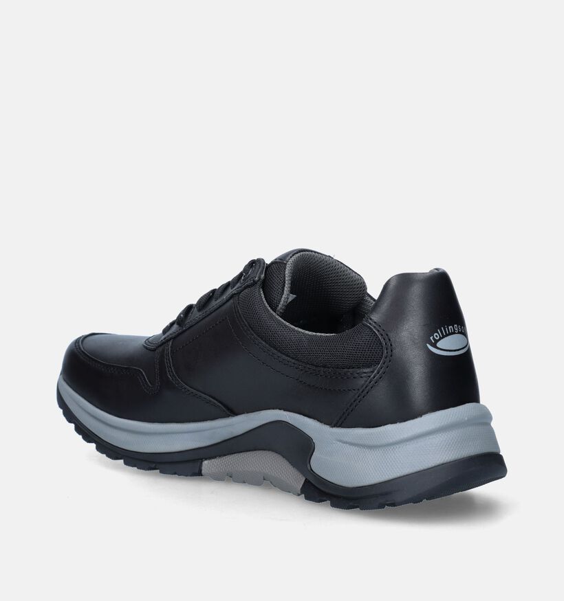 Pius Gabor Zwarte Veterschoenen voor heren (347467) - geschikt voor steunzolen