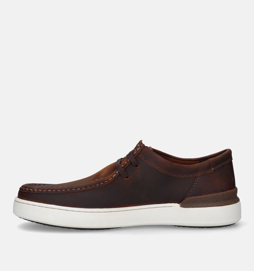 Clarks Courtlite Wally Chaussures à lacets en brun pour hommes (330664) - pour semelles orthopédiques