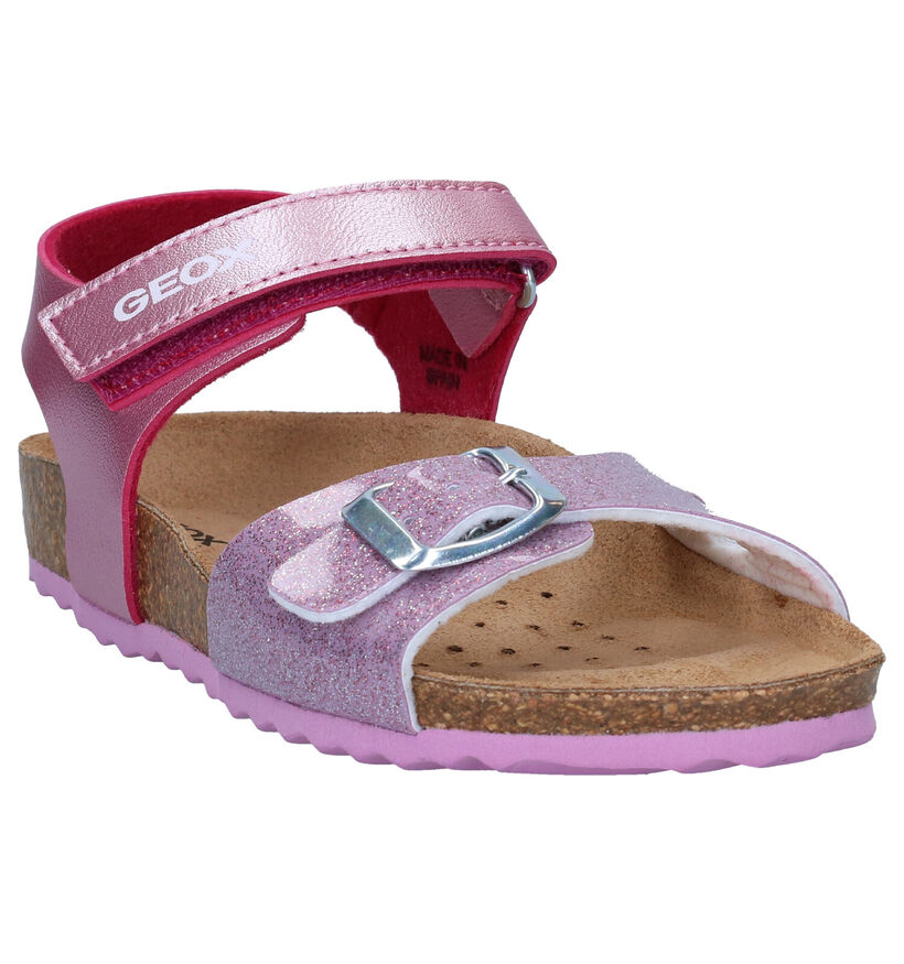 Geox Adriel Sandales en Or en simili cuir (286955)