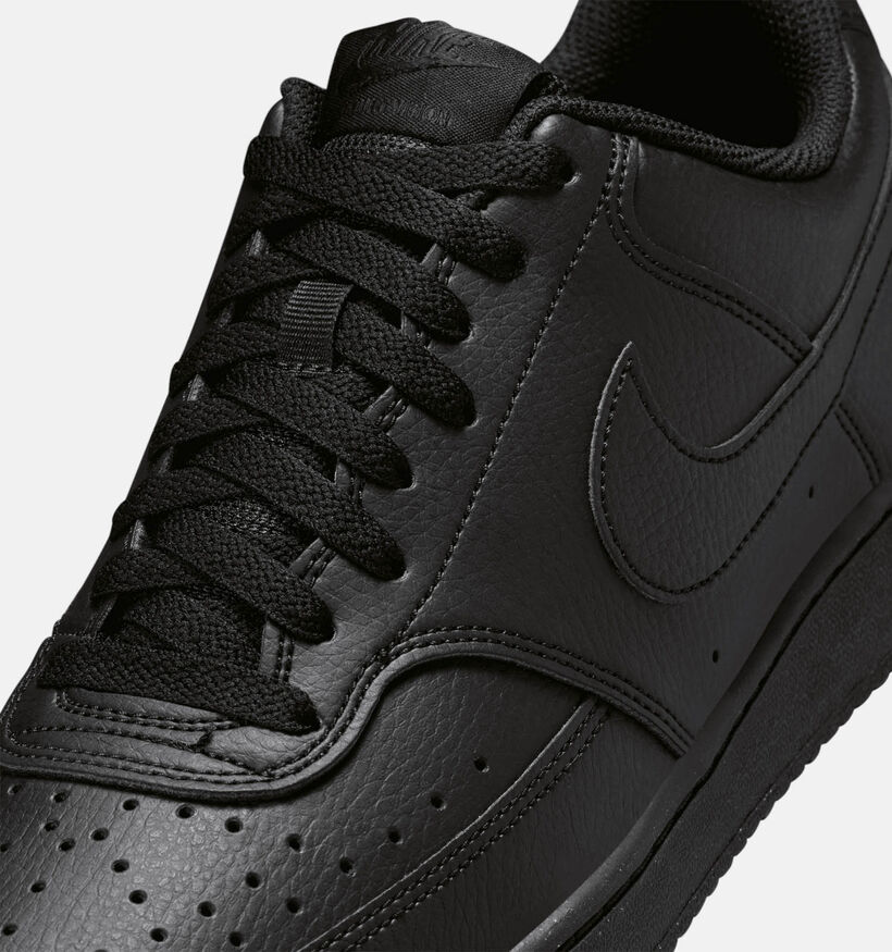 Nike Court Vision Low Next Nature Zwarte Sneakers voor jongens, heren (343756)