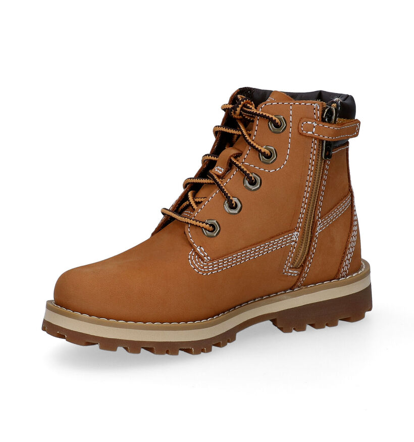 Timberland Courma Kid 6 Inch Bottines en Naturel pour filles, garçons (345266) - pour semelles orthopédiques