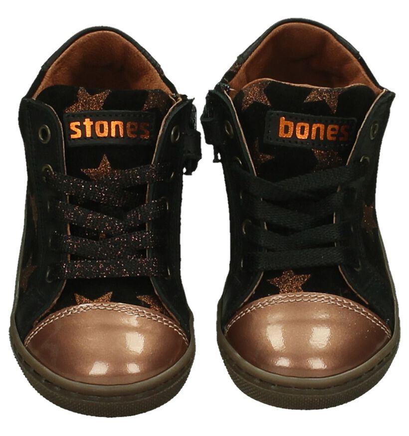 Stones and Bones Chaussures à fermeture à glissière et lacets  (Noir), , pdp