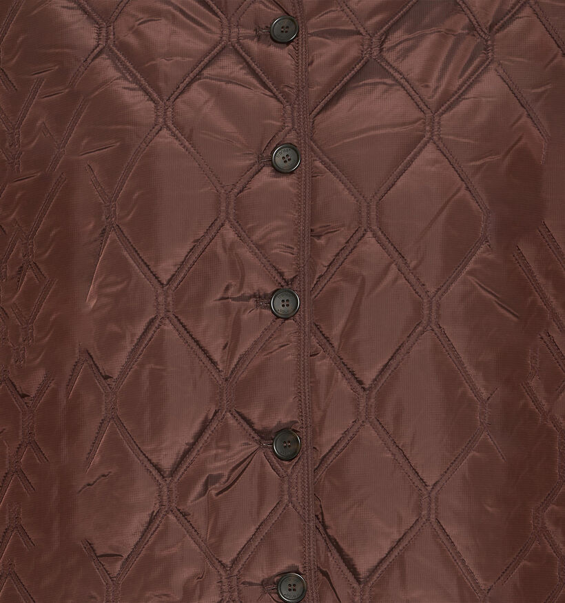 Fransa Agate Manteau court en Bordeaux pour femmes (377848)