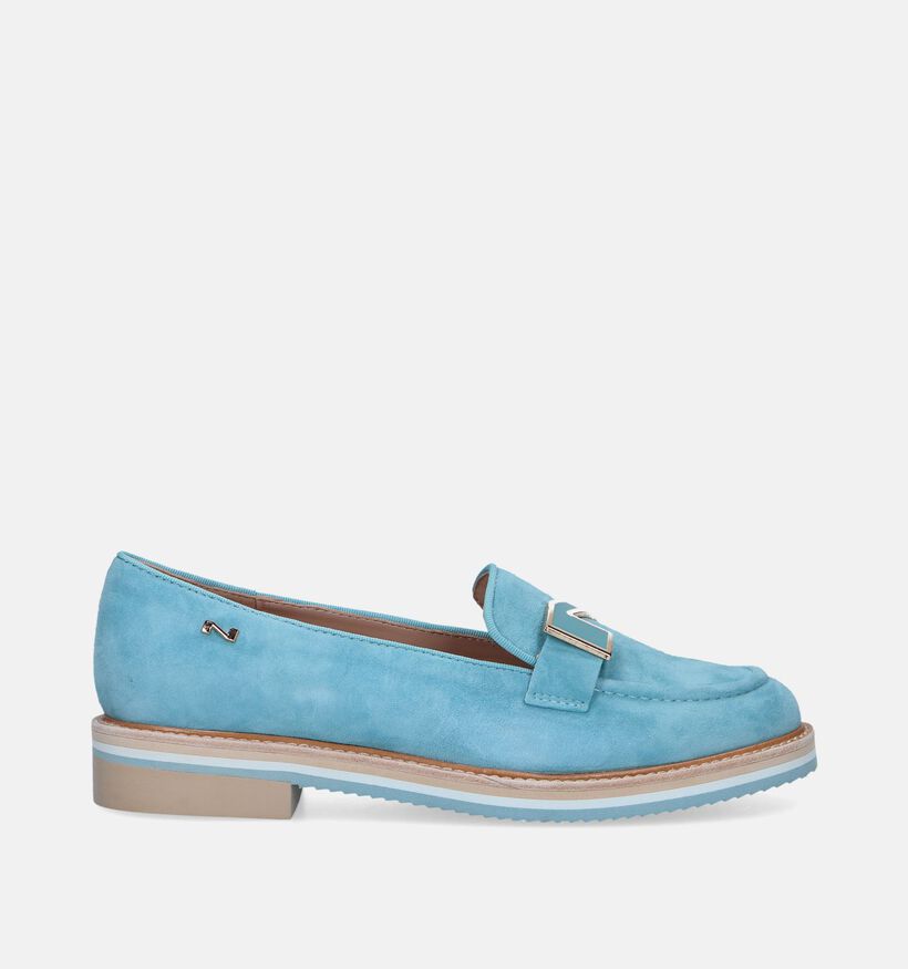 Nathan-Baume Chaussures à enfiler en Bleu clair pour femmes (340409)