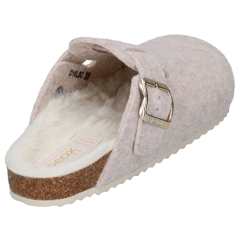 Geox Pantoufles ouvertes en Gris foncé pour femmes (301078)
