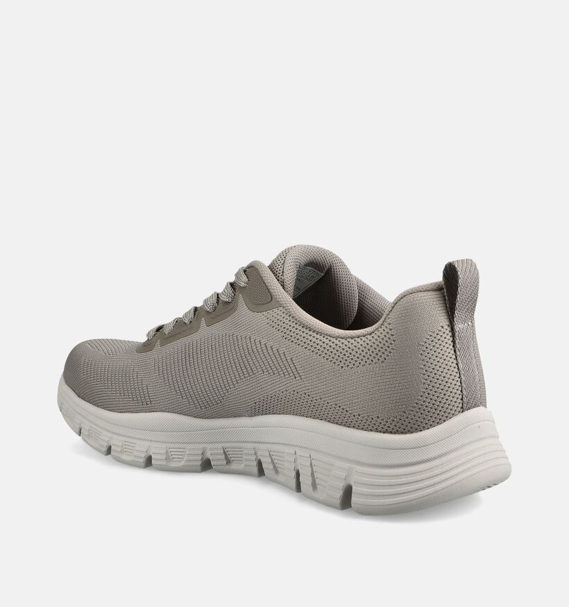 Skechers Bobs B Lite Baskets en Taupe pour hommes (375658)