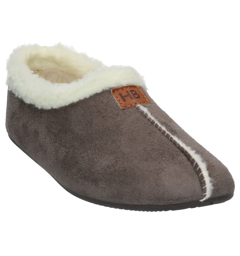 Hampton Bays Grijze Pantoffels in stof (299865)