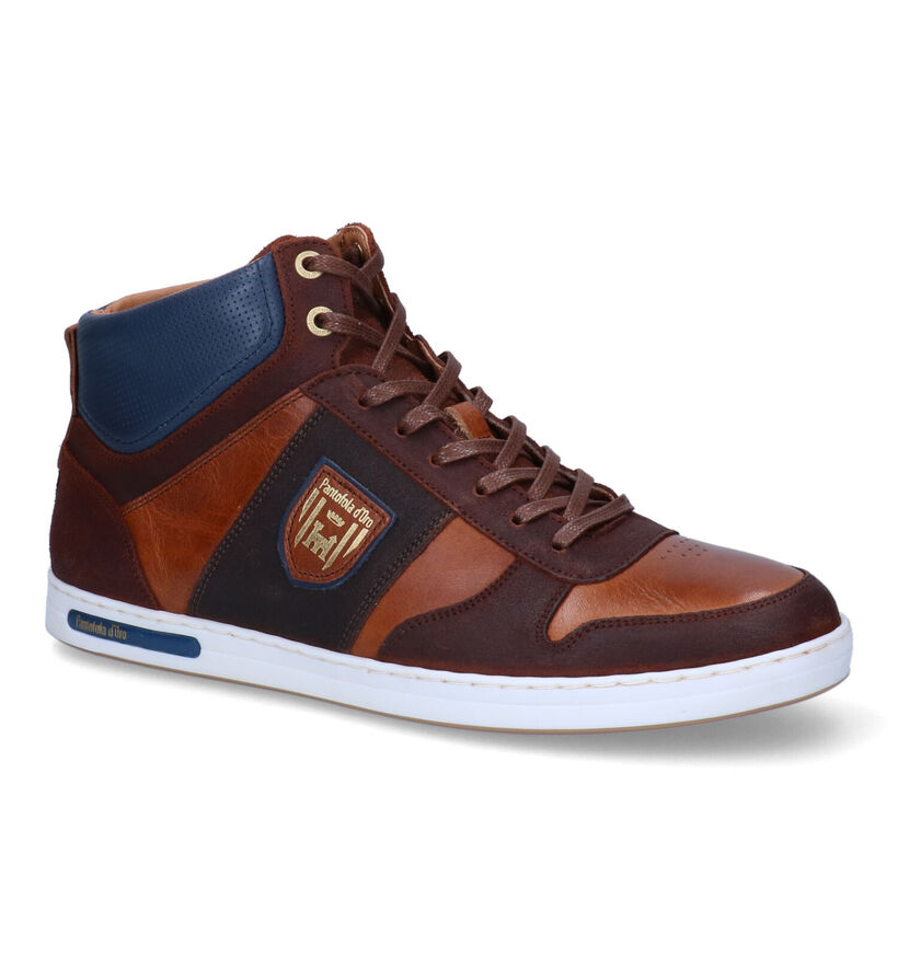 Pantofola d'Oro Milito Bottines en Cognac en cuir (294587)