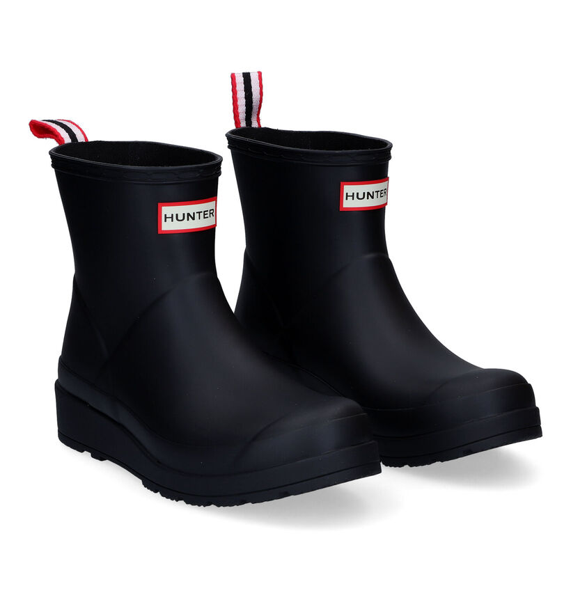 Hunter Original Play Boot Bottes de pluie en Noir pour femmes (300298) - pour semelles orthopédiques