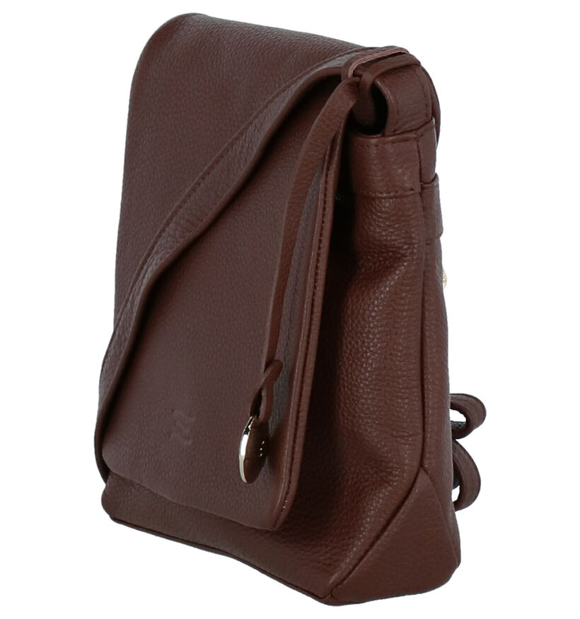 Crinkles Sac porté croisé en Cognac pour femmes (349846)