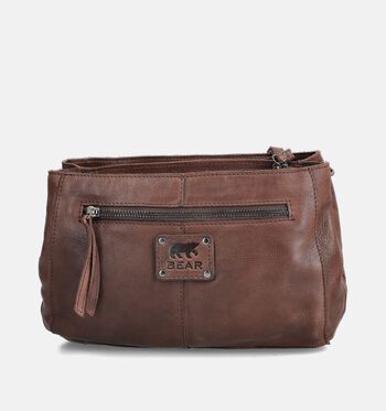 Bear Design Crossbody tassen Cognac/Bruin/Taupe/Blauw