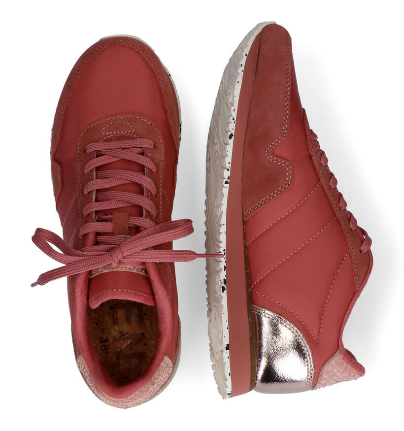 Woden Nora 3 Roze Sneakers voor dames (306892) - geschikt voor steunzolen