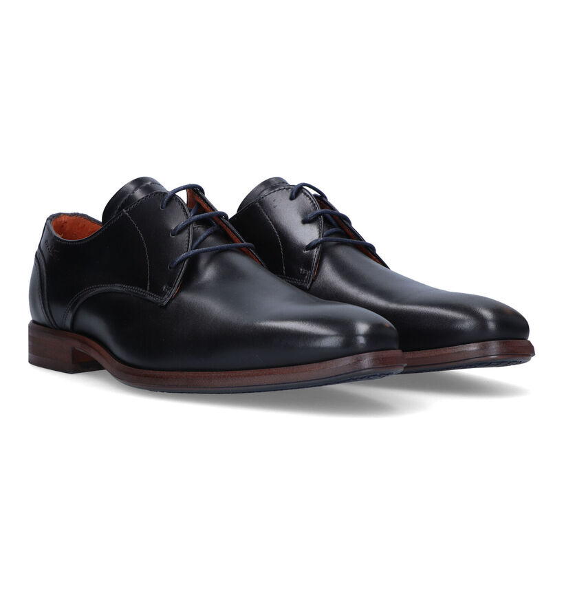 Van Lier Erasmo Chaussures classiques en Noir pour hommes (322506)