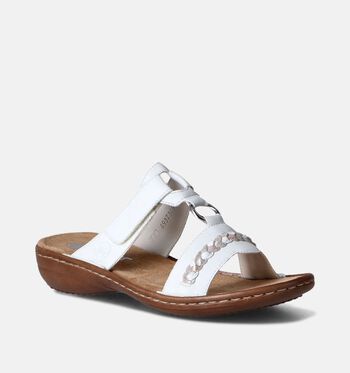 Rieker Nu-pieds Blanc