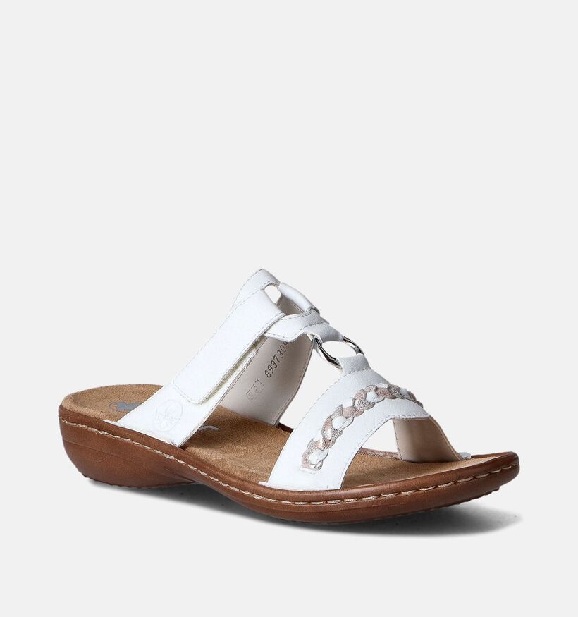 Rieker Witte Slippers voor dames (354945)