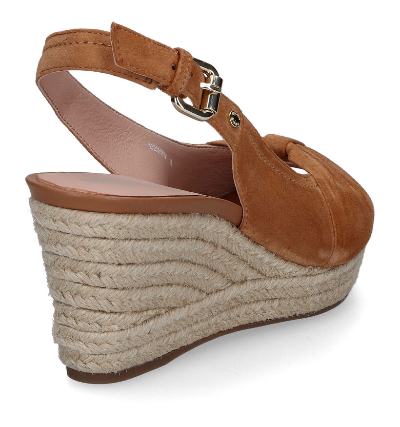 Geox Soleil Ecru Sandalen in daim (311583)