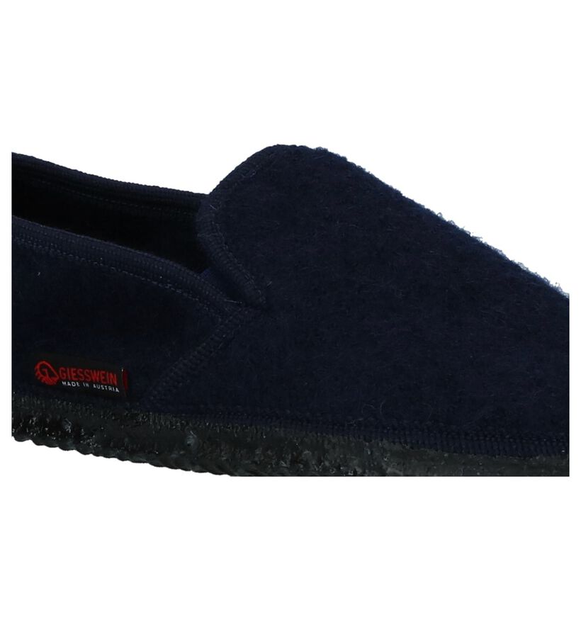 Giesswein Niederthal Donker Blauwe Pantoffels in wol (235440)