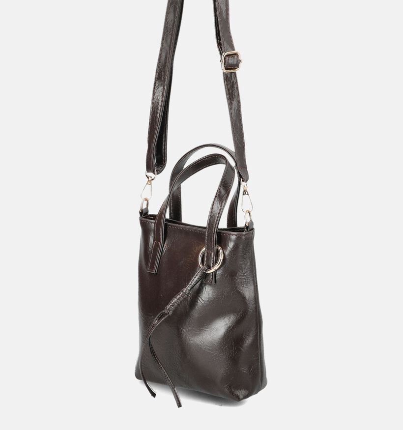 Signatur Soft Bag Donkerbruine Crossbodytas voor dames (380899)