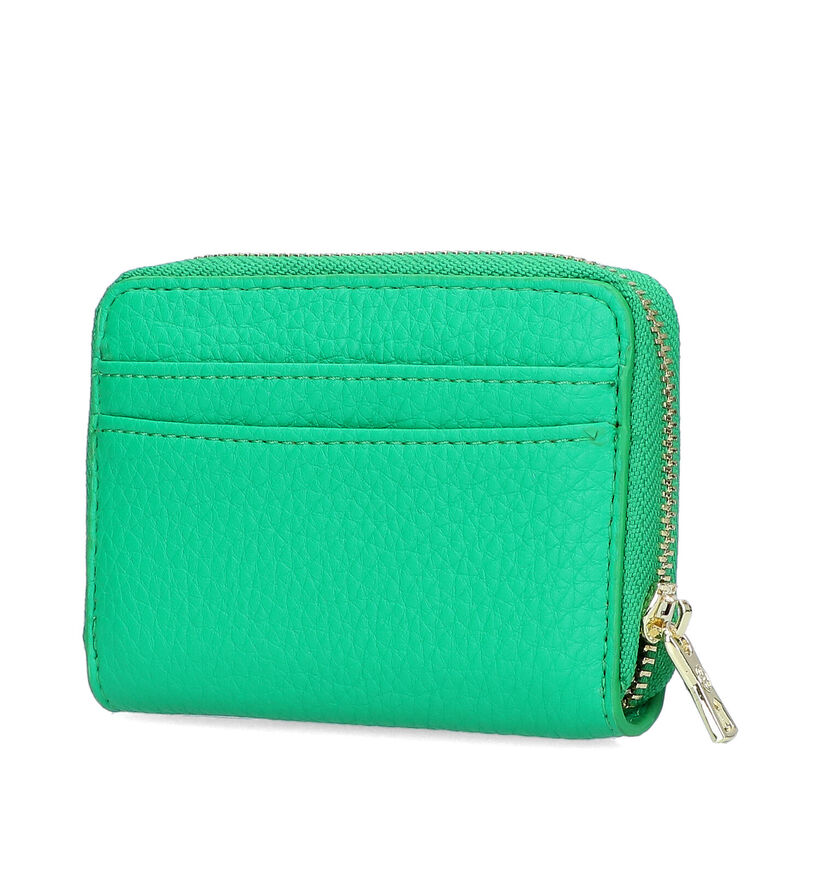 Kisses of Pearl Chloe Porte-monnaie zippé en Vert pour femmes (327769)