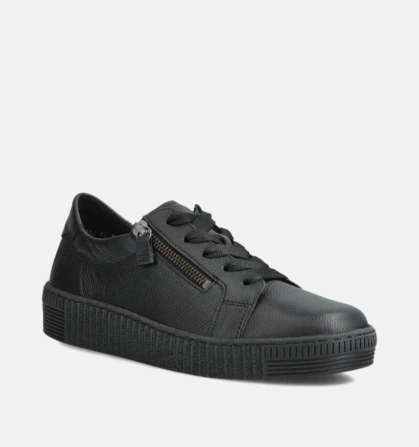 Gabor Chaussures à lacets en Noir pour femmes (363093) - pour semelles orthopédiques