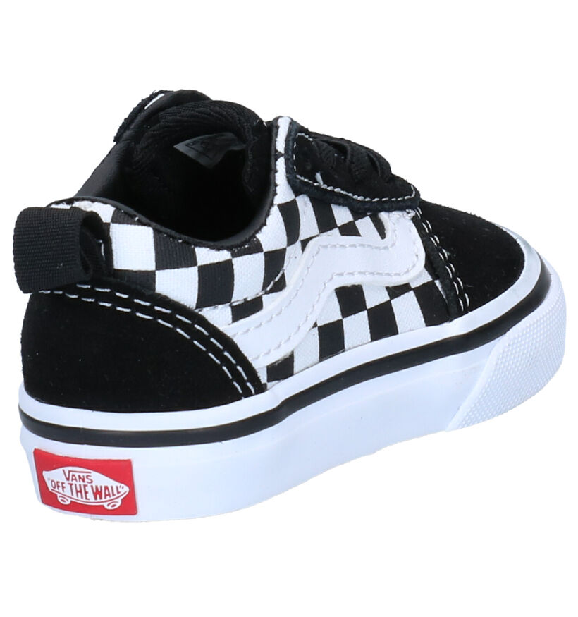 Vans Ward Slip On Zwarte Sneakers voor jongens (303076)