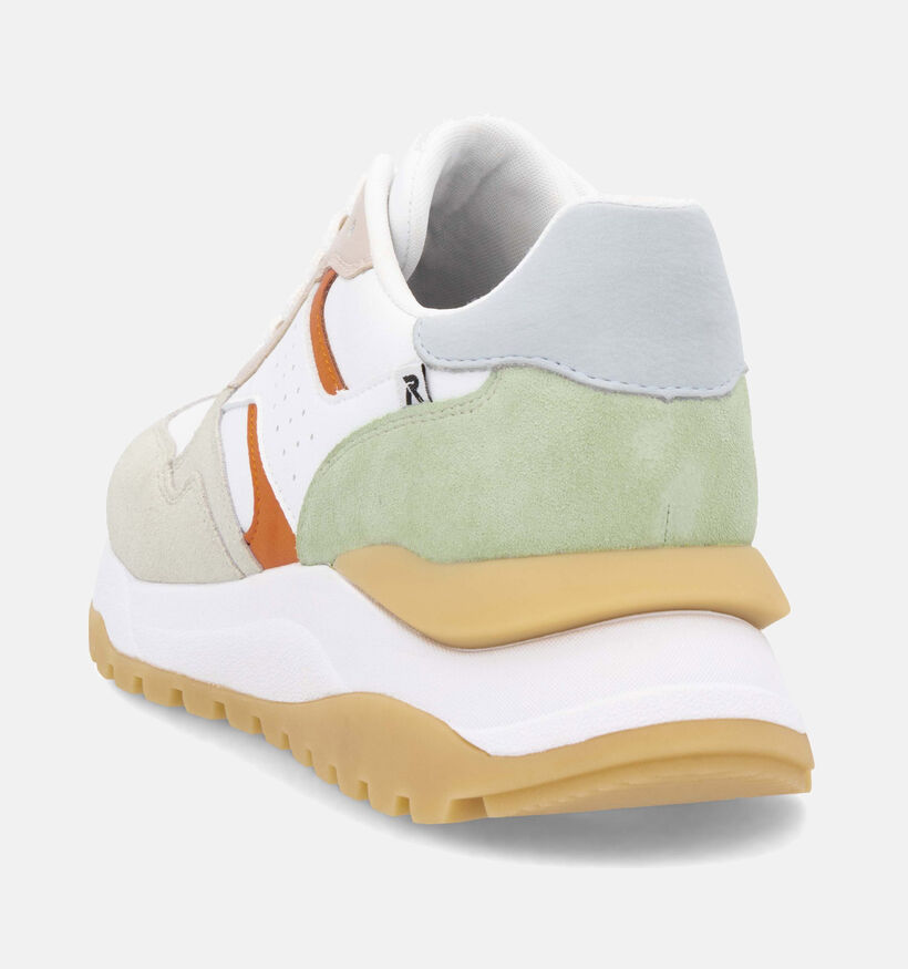 Rieker Witte Sneakers voor dames (354985) - geschikt voor steunzolen