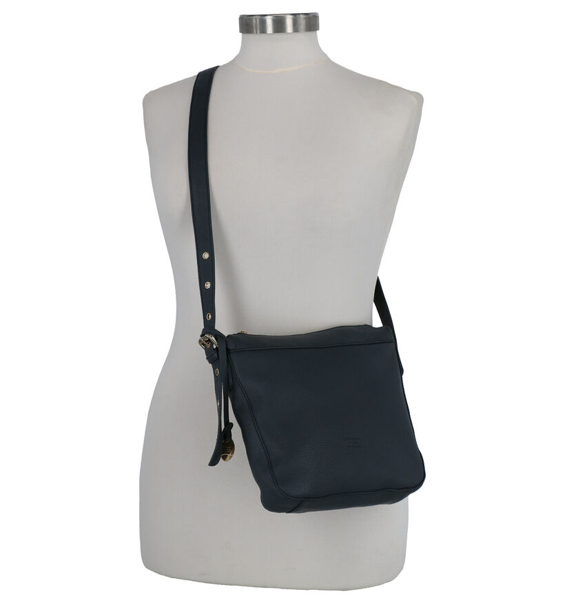 Crinkles Zwarte Crossbody Tas voor dames (324988)